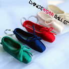 Five Colors Dance Ballet Point Shoes Key Ring